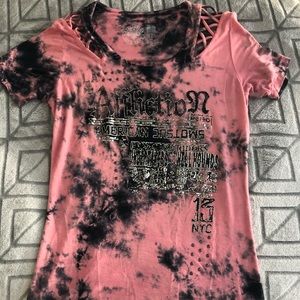 Affliction woman’s tie dye tee